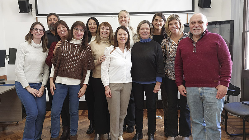 *Docentes y estudiantes de la nueva cohorte del Doctorado en Educación de la Universidad ORT Uruguay