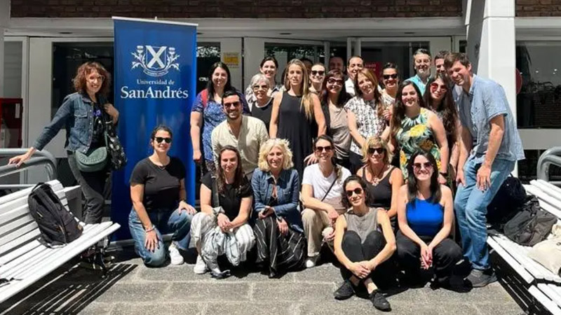 *Participantes del seminario Diálogos Latinoamericanos de Doctorantes en Educación. Foto: Universidad de San Andrés.