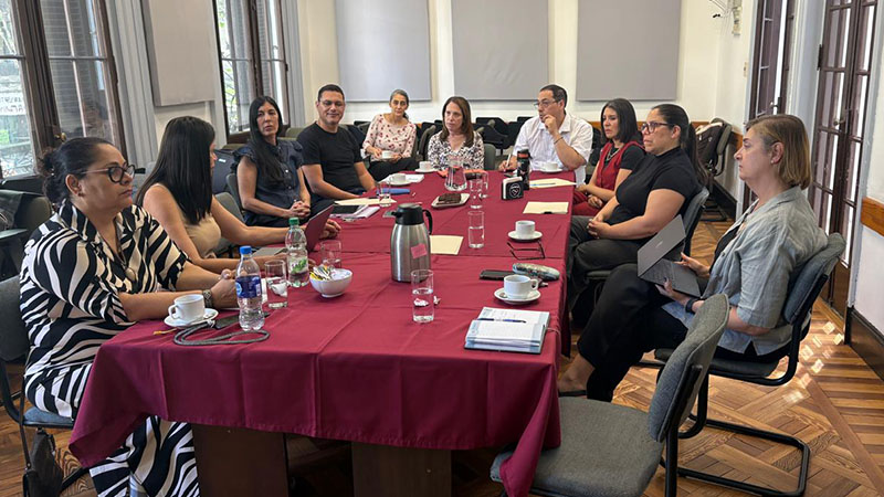 Investigadoras brasileras con docentes uruguayos