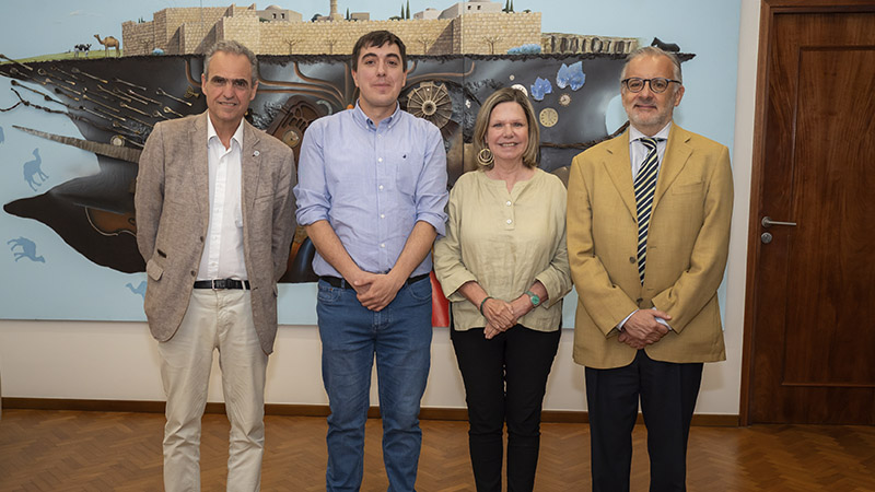 * Renato Opertti, Agust&iacute;n Listur, Denise Vaillant y Javier Lasida